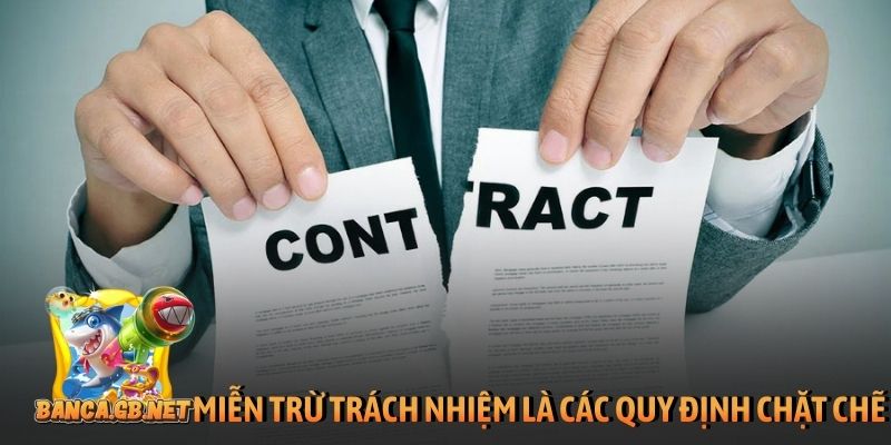 Miễn trừ trách nhiệm 4 Miễn trừ trách nhiệm là các quy định chặt chẽ